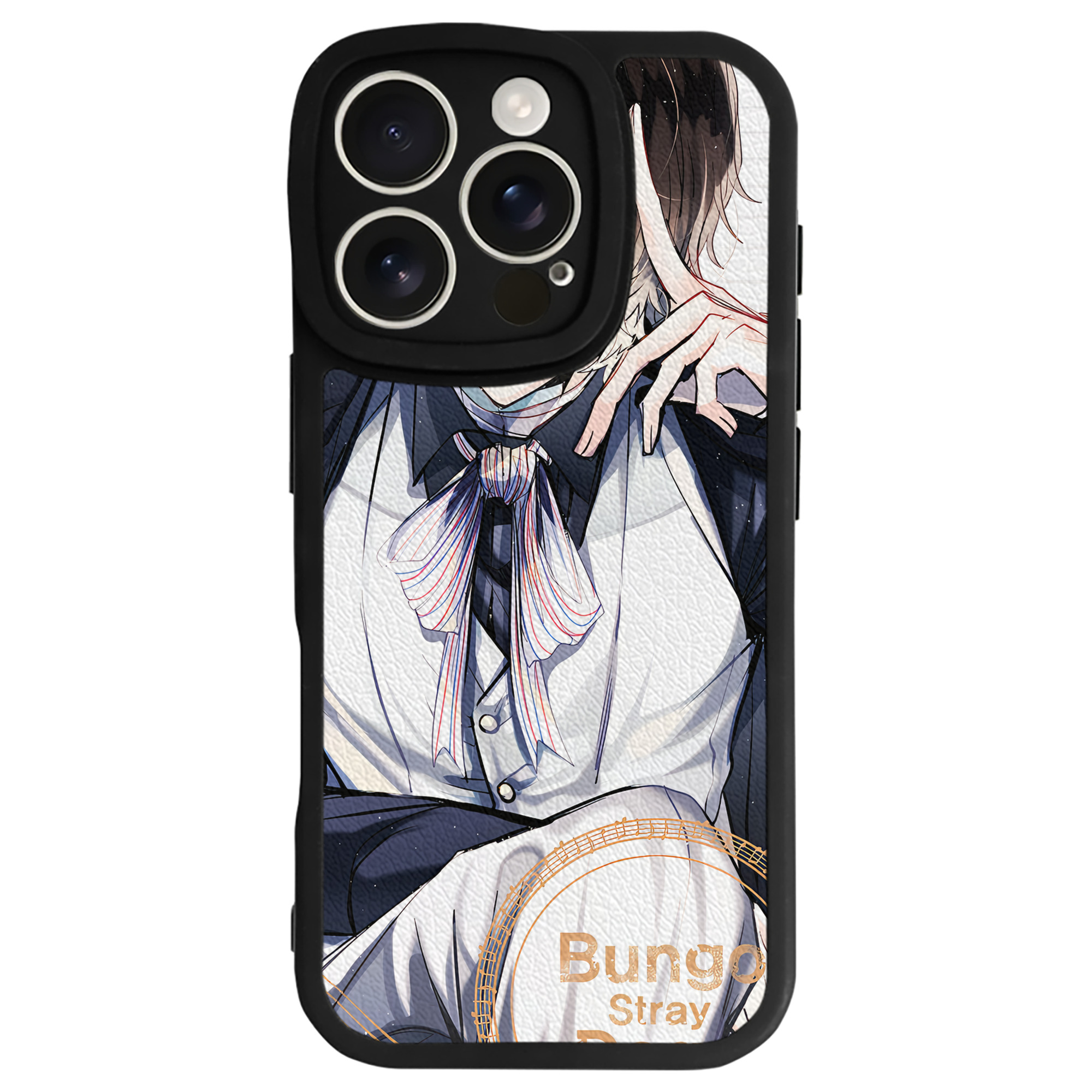 （画像用） 文豪ストレイドッグス Bungo Stray Dogs 【iPhone 16シリーズ対応】シリコンスマホケース（レザー調） 材質：シリコン